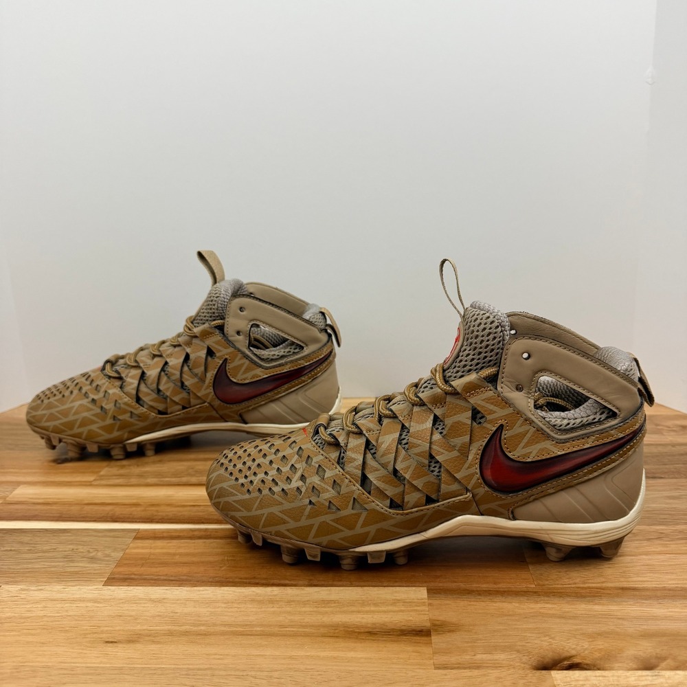 Nike Huarache V LAX Elite Thompson Bros Lacrosse Cleats Sz 7.5 807120 200 - Picture 3 of 8